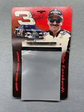 Vintage Dale Earnhardt Draw Erase Board Magic Slate NASCAR